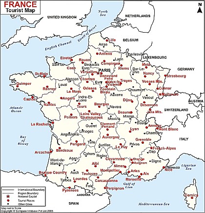 Map of France