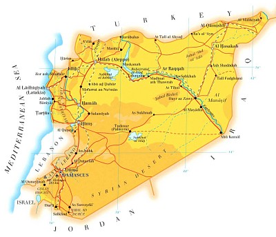 Map of Syria