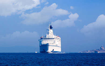 P&O Ferries at Calais Ferry Terminal